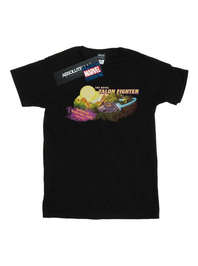 Marvel - T-shirt TALON FIGHTER WAKANDA Noir - Kiabi