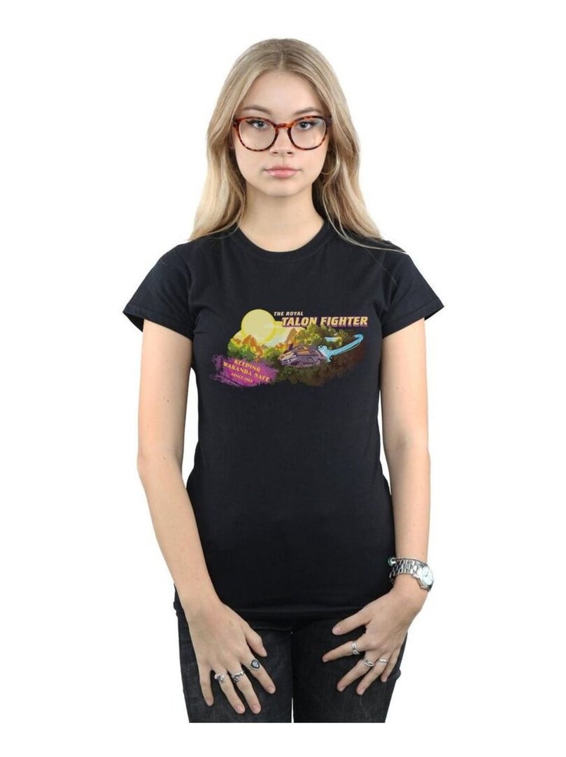 Marvel - T-shirt TALON FIGHTER WAKANDA Noir - Kiabi