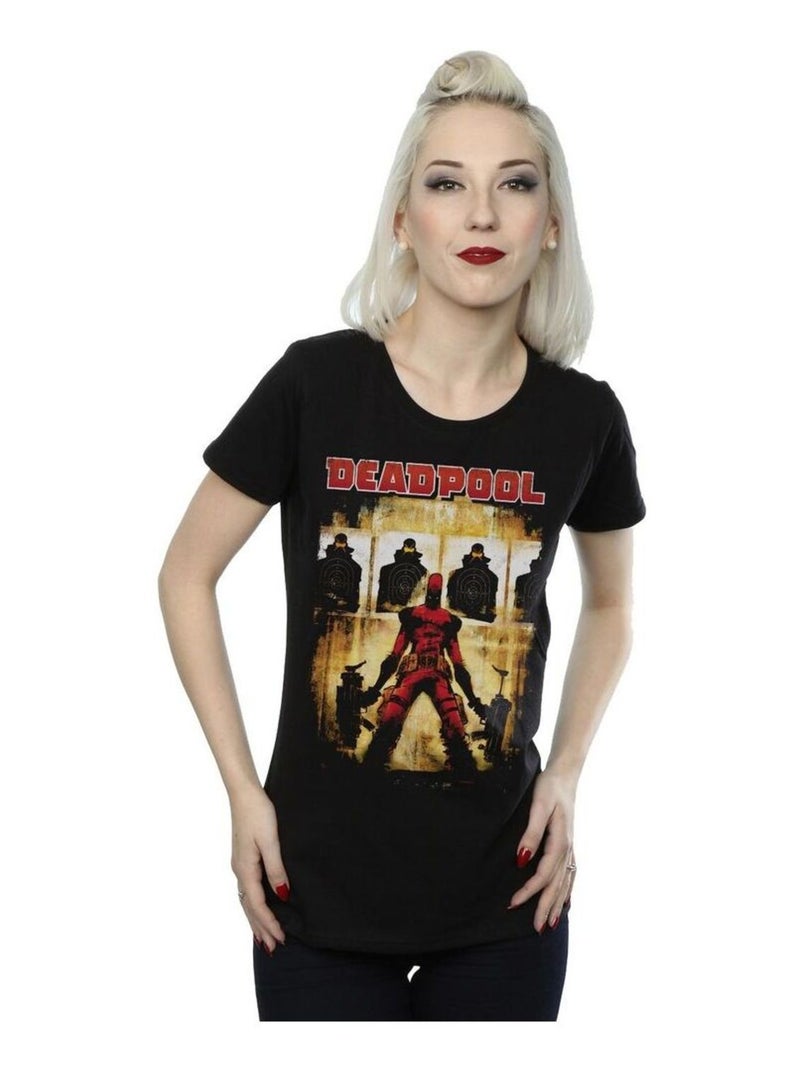 Marvel - T-shirt TARGET PRACTICE Noir - Kiabi
