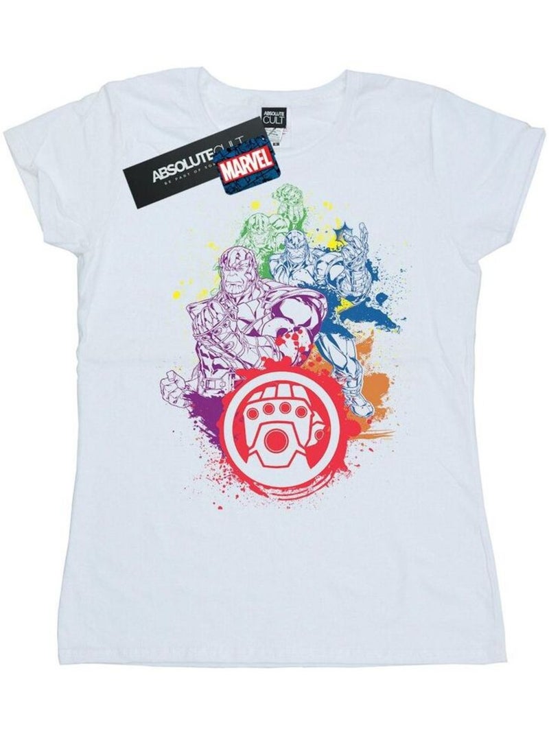 Marvel - T-shirt THANOS SNAP Blanc - Kiabi