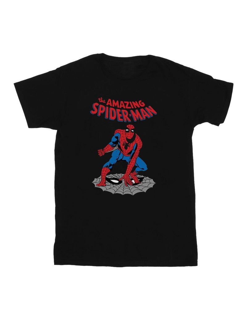 Marvel - T-shirt THE AMAZING Homme araignée Noir - Kiabi