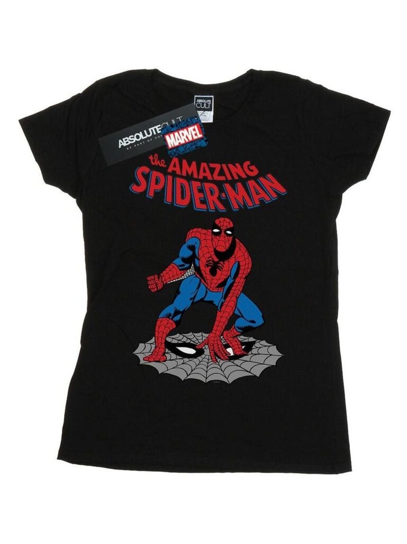 Marvel - T-shirt THE AMAZING Homme araignée Noir - Kiabi
