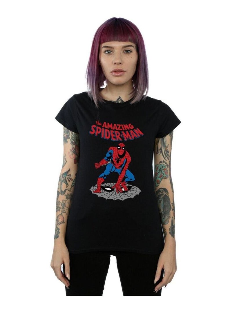 Marvel - T-shirt THE AMAZING Homme araignée Noir - Kiabi