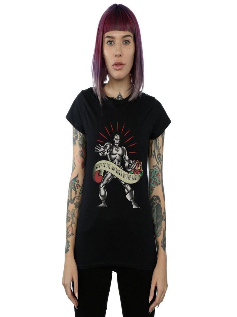 Marvel - T-shirt THE END Noir - Kiabi