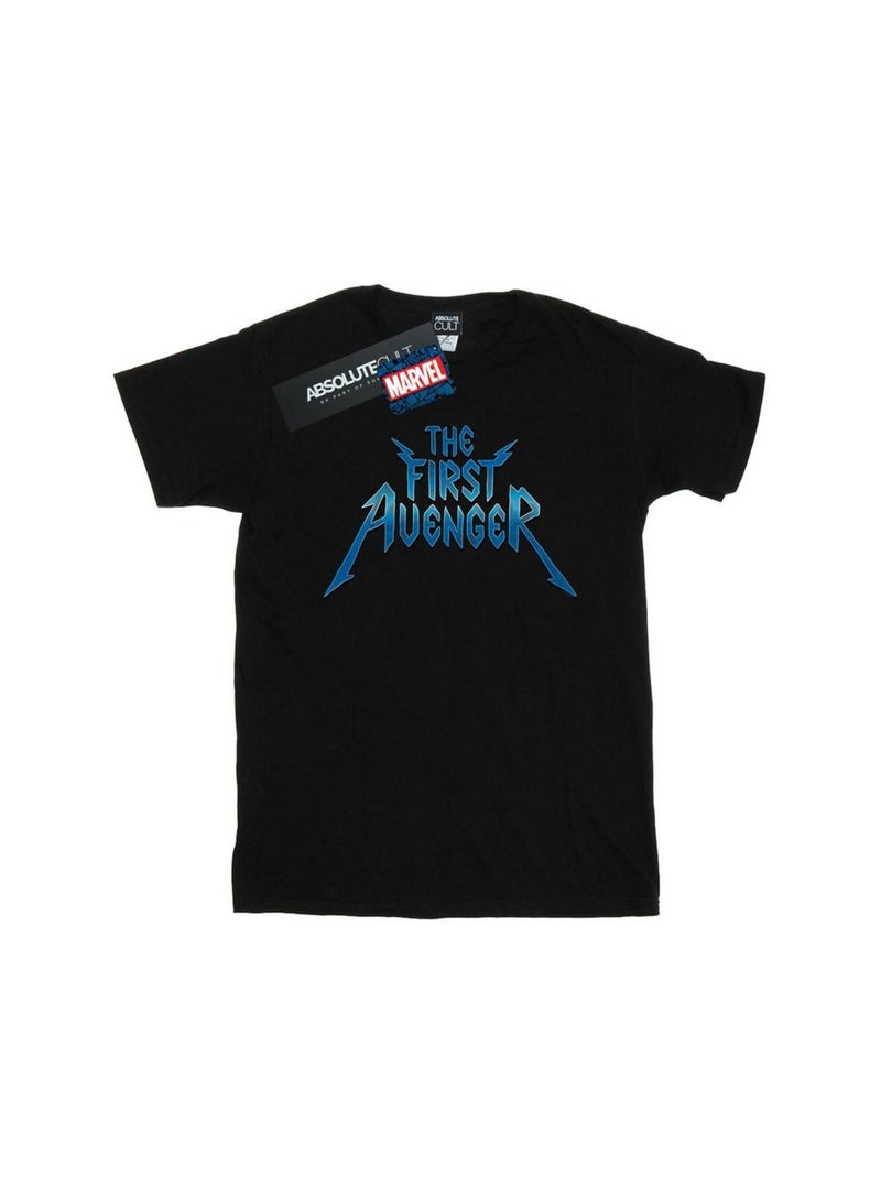 Marvel - T-shirt THE FIRST AVENGER Noir - Kiabi