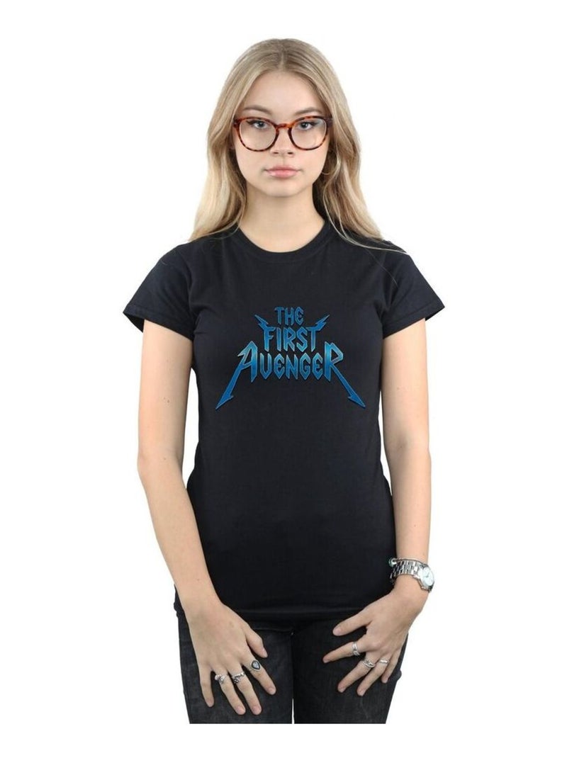 Marvel - T-shirt THE FIRST AVENGER Noir - Kiabi