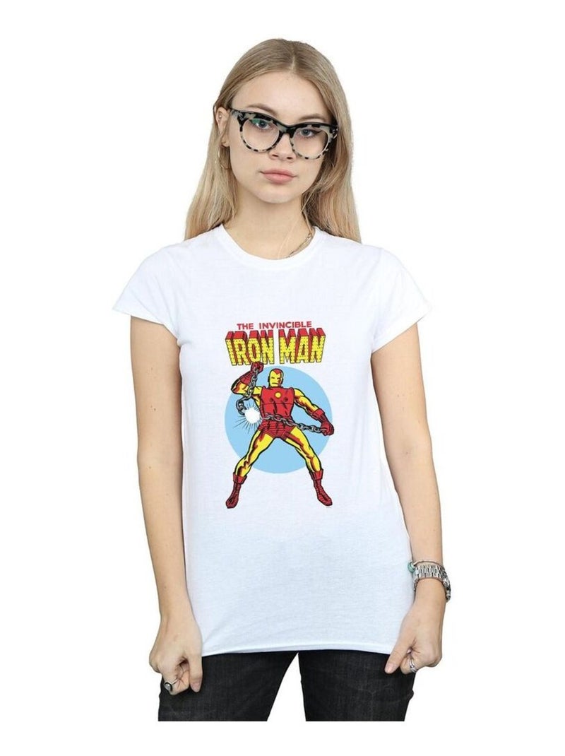 Marvel - T-shirt THE INVINCIBLE Blanc - Kiabi