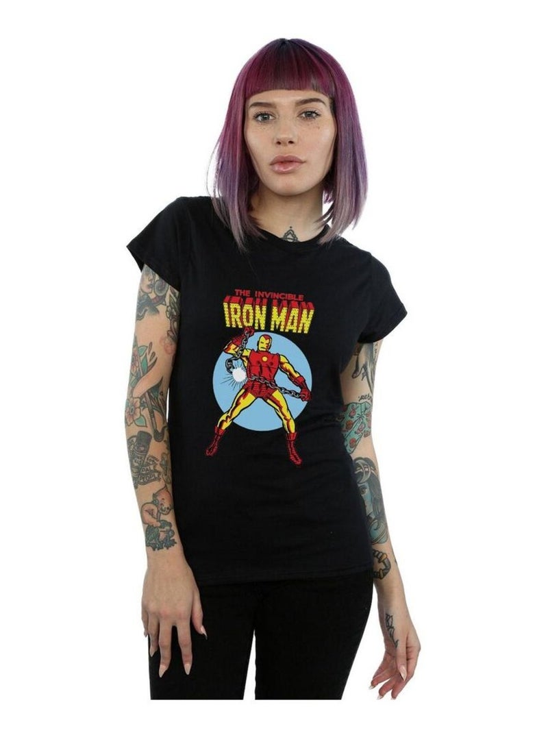 Marvel - T-shirt THE INVINCIBLE Noir - Kiabi
