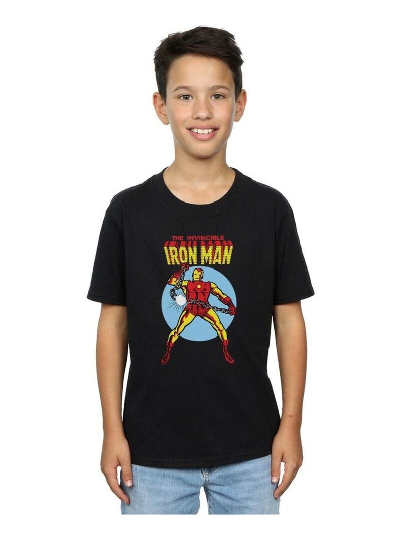 Marvel - T-shirt THE INVINCIBLE Noir - Kiabi