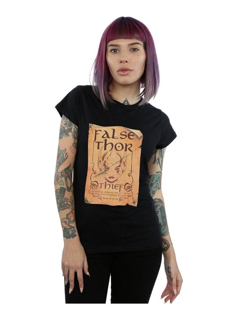 Marvel - T-shirt THE MIGHTY THOR FALSE THOR Noir - Kiabi