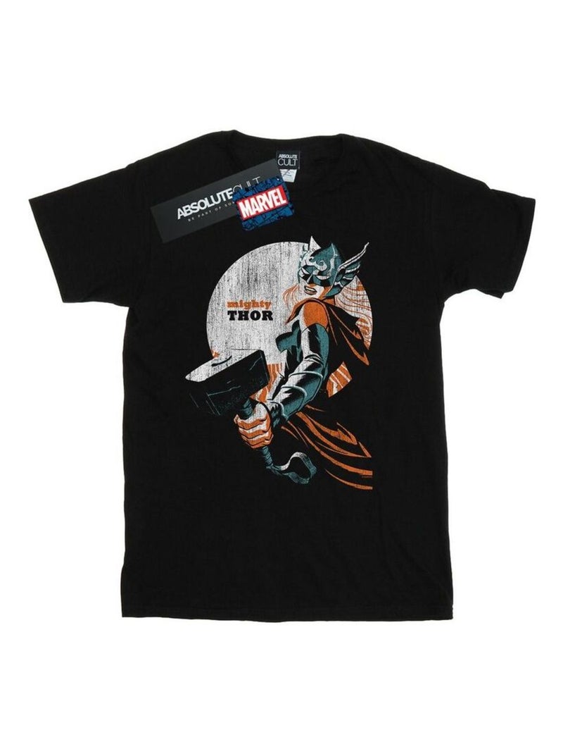 Marvel - T-shirt THE MIGHTY THOR PROPAGANDA Noir - Kiabi