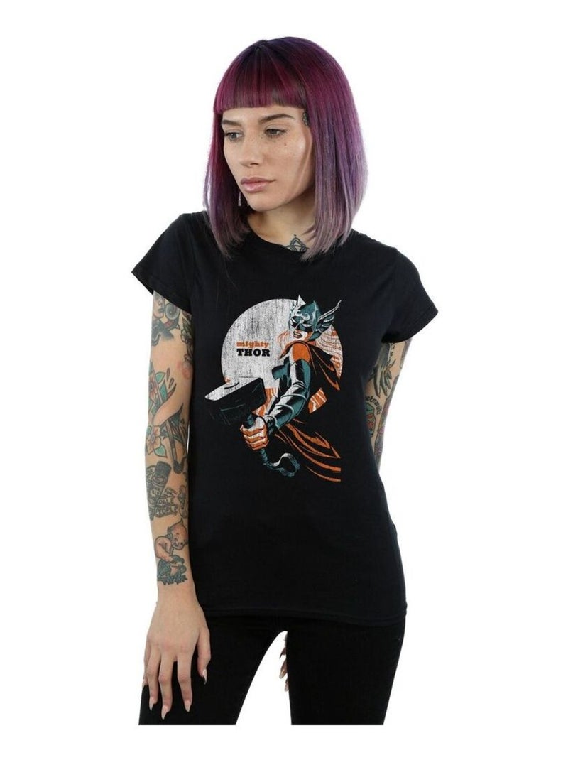 Marvel - T-shirt THE MIGHTY THOR PROPAGANDA Noir - Kiabi