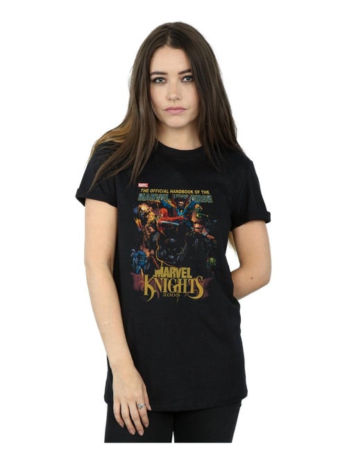 Marvel - T-shirt THE OFFICIAL HANDBOOK OF THE MARVEL UNIVERSE - Kiabi
