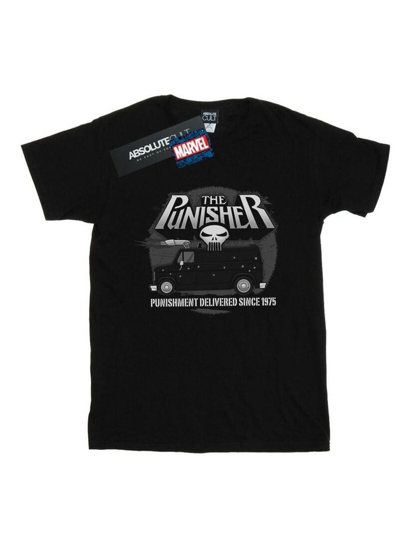 Marvel - T-shirt THE PUNISHER BATTLE VAN Noir - Kiabi