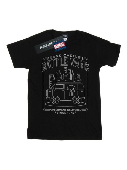 Marvel - T-shirt THE PUNISHER FRANK CASTLE'S BATTLE VANS - Kiabi