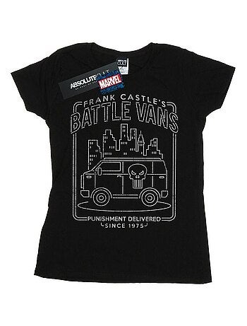 Marvel - T-shirt THE PUNISHER FRANK CASTLE'S BATTLE VANS