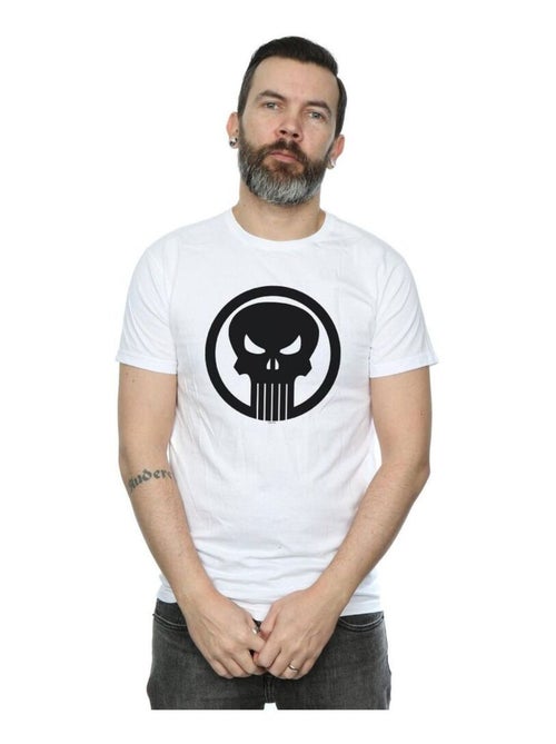 Marvel - T-shirt THE PUNISHER SKULL CIRCLE - Kiabi Marvel - T-shirt THE PUNISHER SKULL CIRCLE - Kiabi