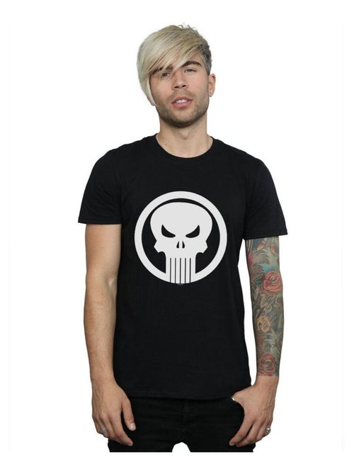 Marvel - T-shirt THE PUNISHER SKULL CIRCLE - Kiabi Marvel - T-shirt THE PUNISHER SKULL CIRCLE - Kiabi