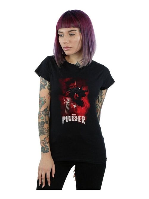 Marvel - T-shirt THE PUNISHER TV SERIES RED SMOKE - Kiabi