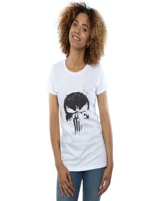 Marvel - T-shirt THE PUNISHER TV SKULL LOGO - Kiabi