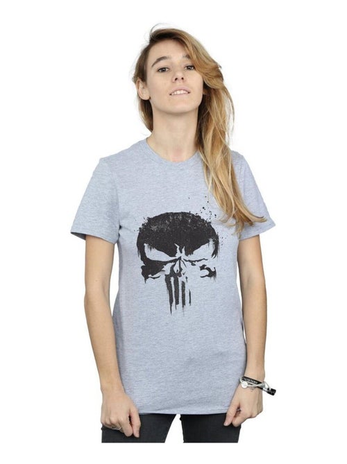 Marvel - T-shirt THE PUNISHER TV SKULL LOGO - Kiabi
