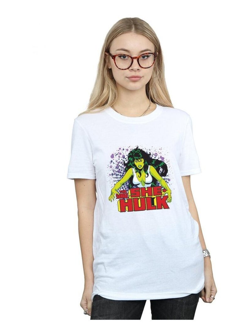 Marvel - T-shirt THE SAVAGE Blanc - Kiabi