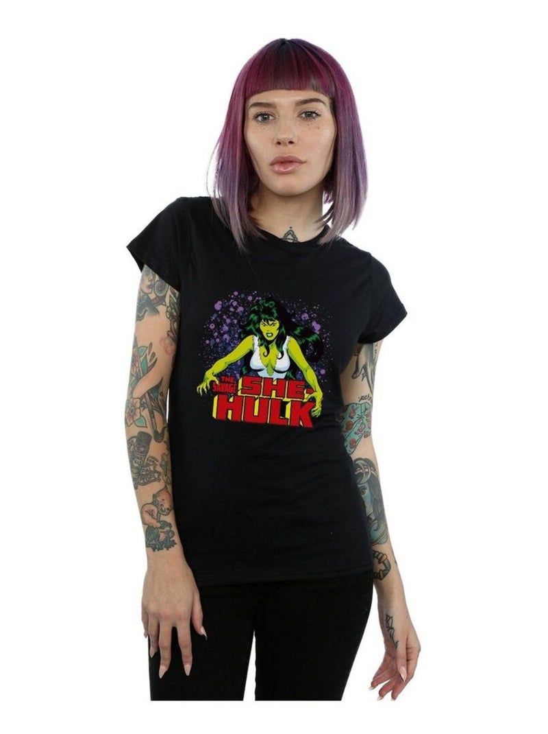 Marvel - T-shirt THE SAVAGE Noir - Kiabi