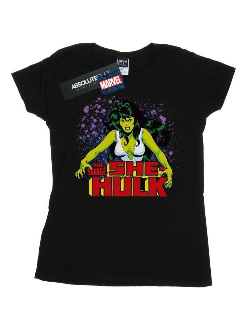 Marvel - T-shirt THE SAVAGE Noir - Kiabi
