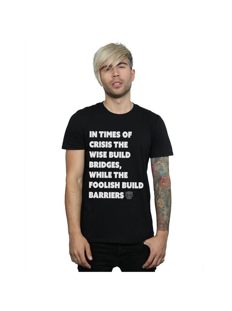 Marvel - T-shirt TIMES OF CRISIS Noir - Kiabi
