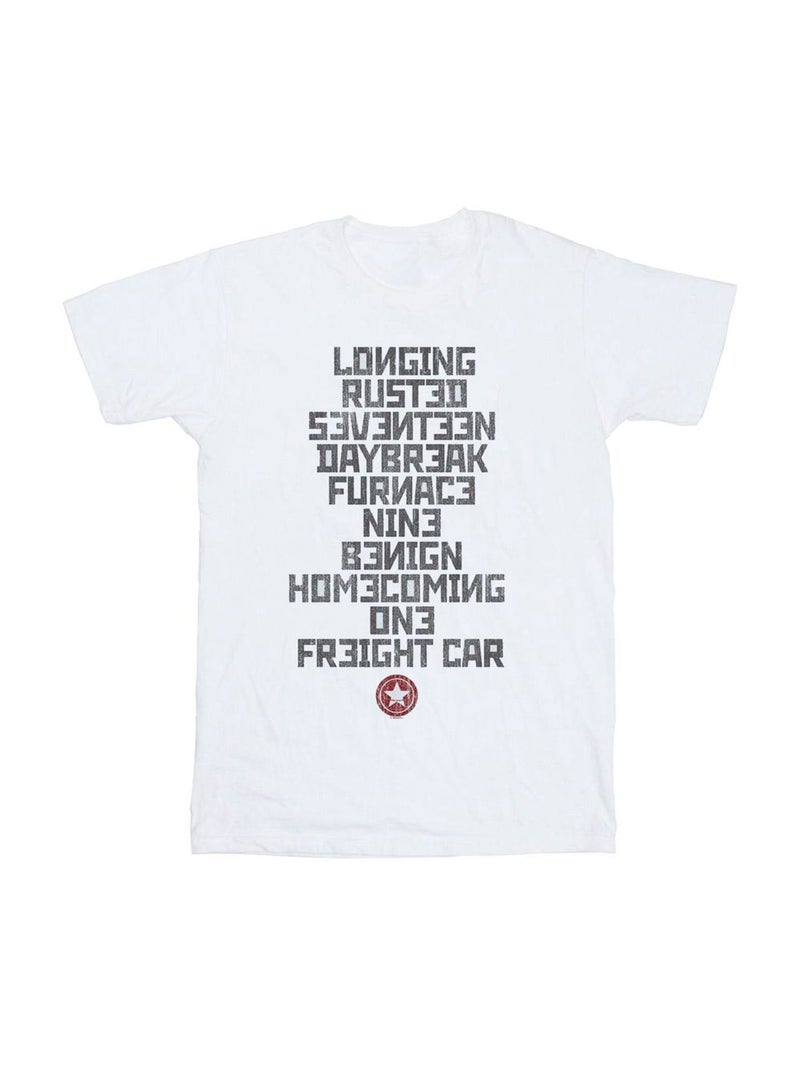 Marvel - T-shirt TRIGGER WORDS Blanc - Kiabi