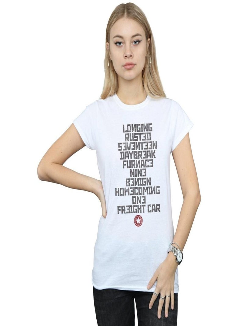 Marvel - T-shirt TRIGGER WORDS Blanc - Kiabi
