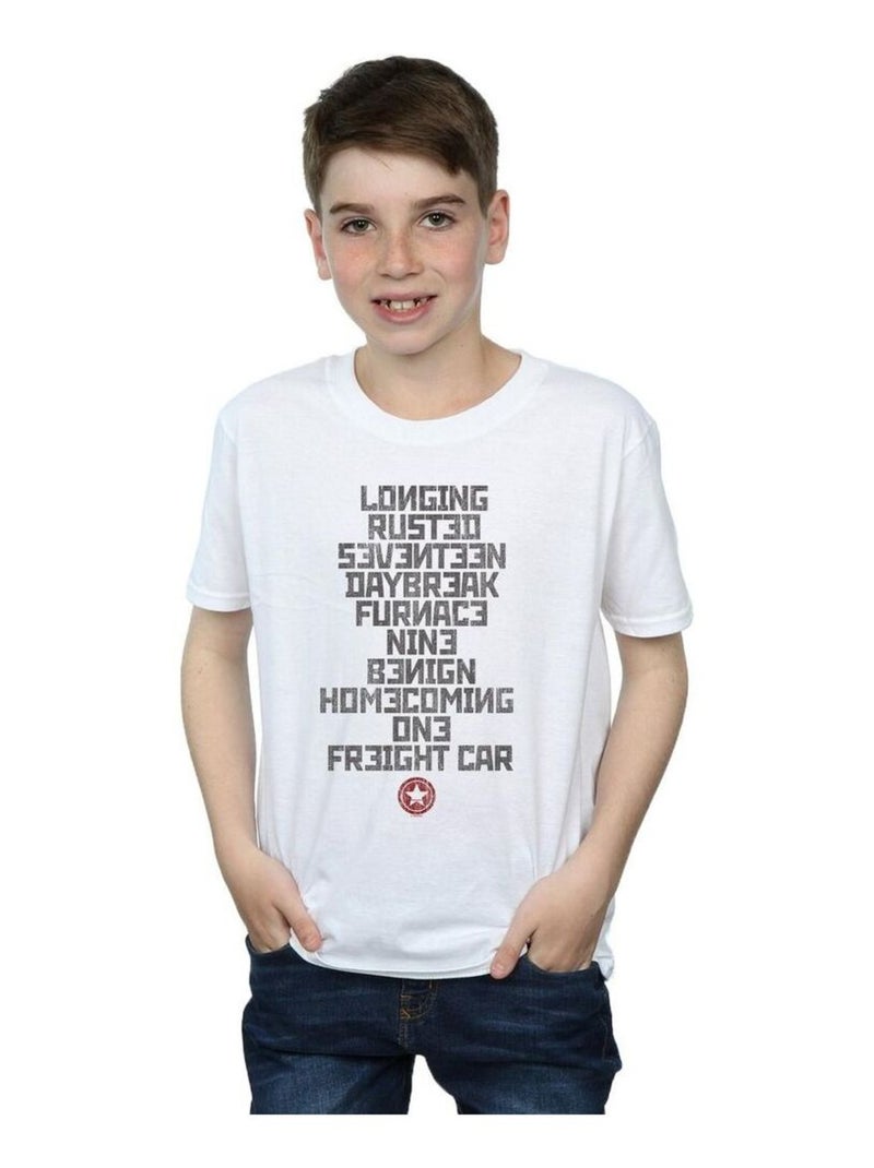 Marvel - T-shirt TRIGGER WORDS Blanc - Kiabi