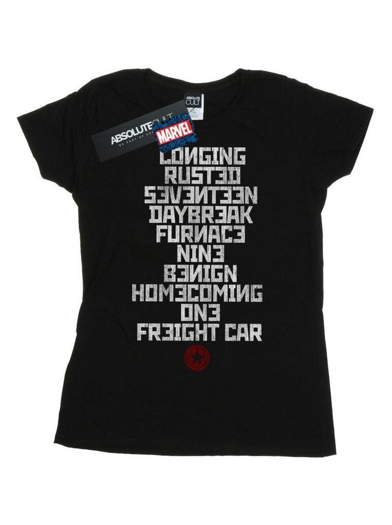 Marvel - T-shirt TRIGGER WORDS Noir - Kiabi
