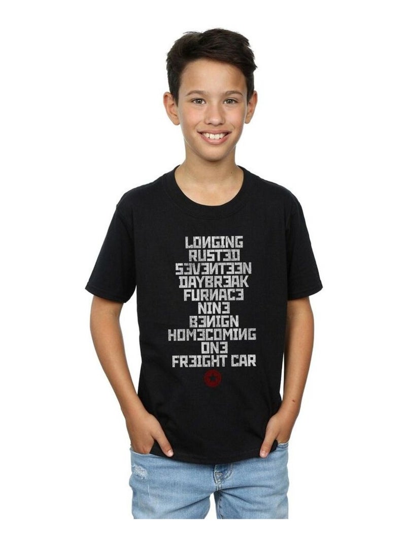 Marvel - T-shirt TRIGGER WORDS Noir - Kiabi