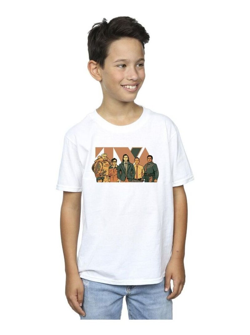 Marvel - T-shirt TVA Blanc - Kiabi