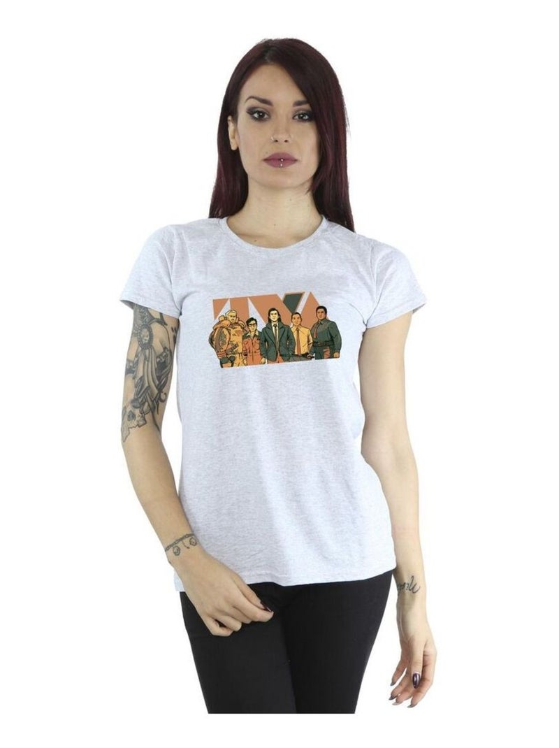 Marvel - T-shirt TVA Gris chiné - Kiabi