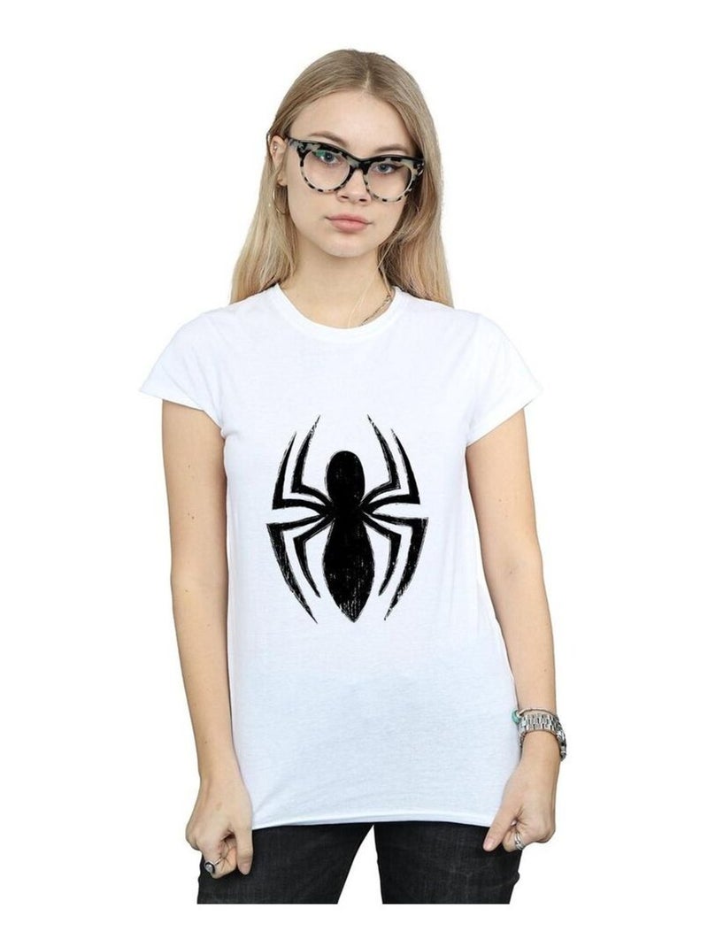 Marvel - T-shirt ULTIMATE SPIDER Blanc - Kiabi