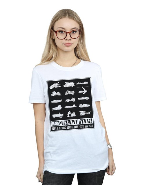 Marvel - T-shirt VEHICLE RENTAL - Kiabi