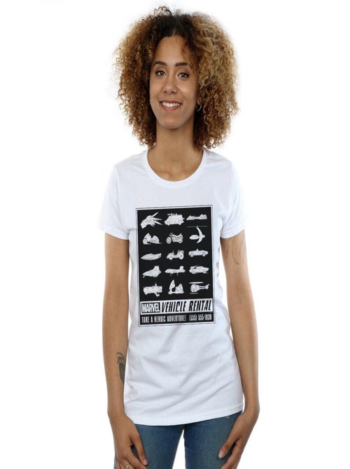 Marvel - T-shirt VEHICLE RENTAL - Kiabi