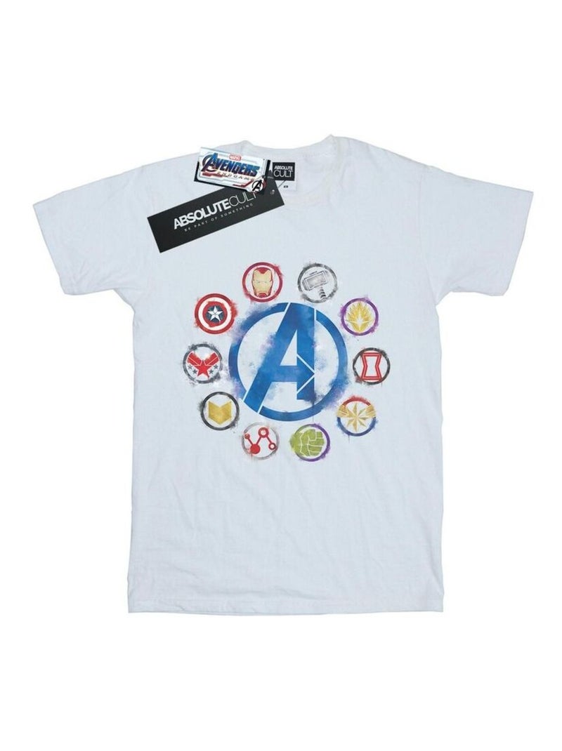 Marvel - T-shirt Vengeurs: Endgame Blanc - Kiabi