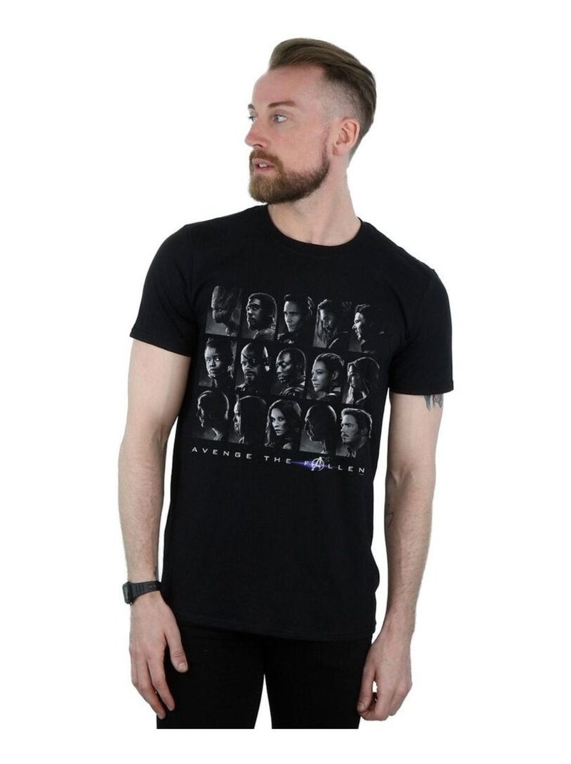 Marvel - T-shirt Vengeurs: Endgame THE FALLEN HEROES Noir - Kiabi