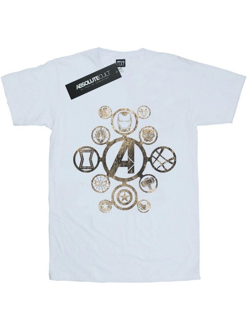 Marvel - T-shirt Vengeurs: Infinity War Blanc - Kiabi