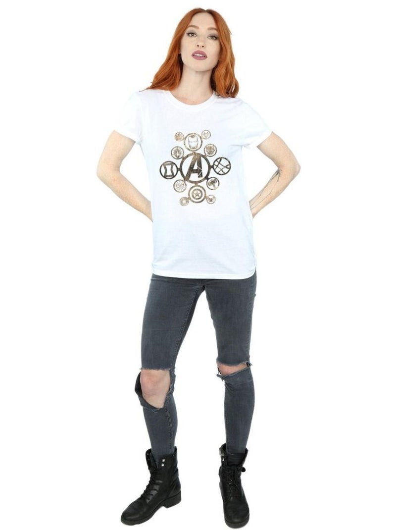 Marvel - T-shirt Vengeurs: Infinity War Blanc - Kiabi