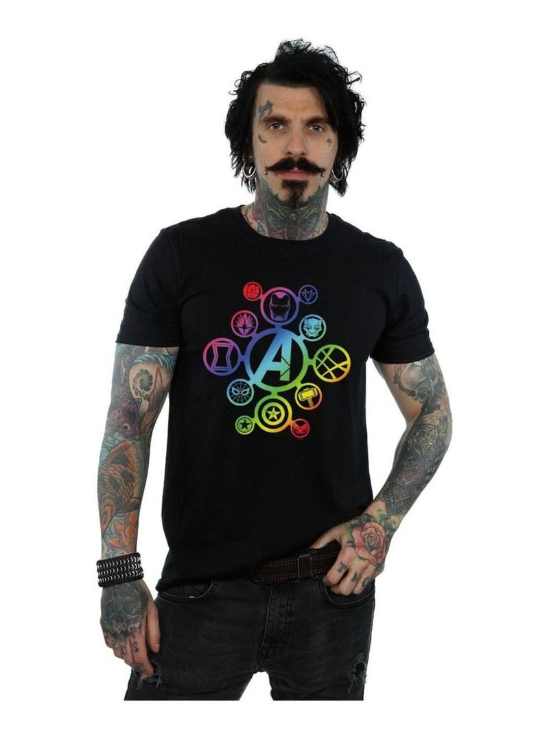Marvel - T-shirt Vengeurs: Infinity War Noir - Kiabi