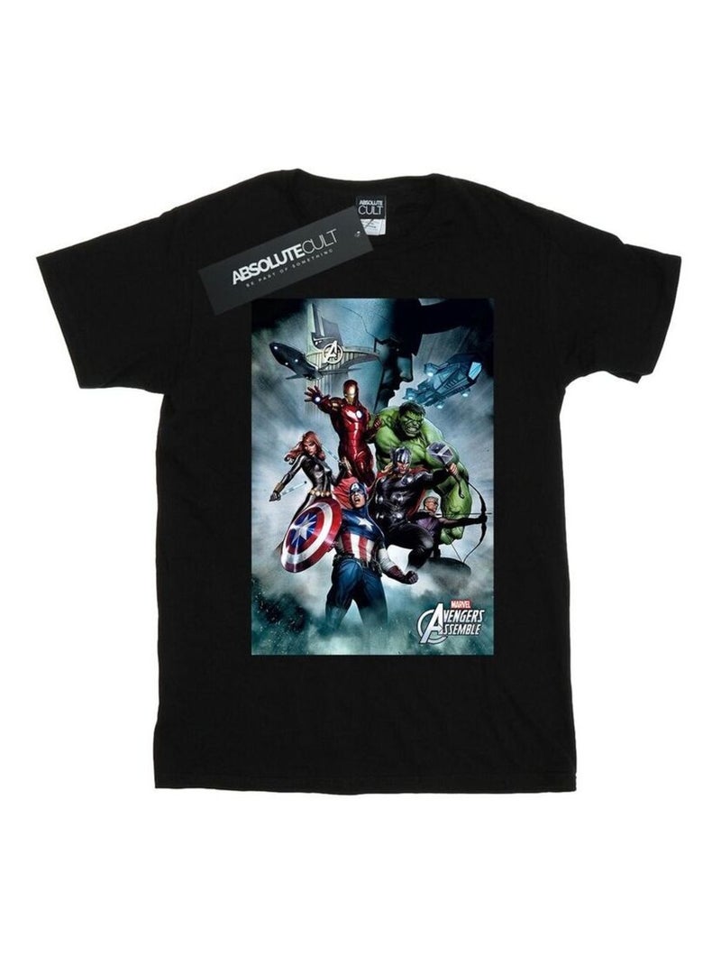 Marvel - T-shirt Vengeurs Noir - Kiabi