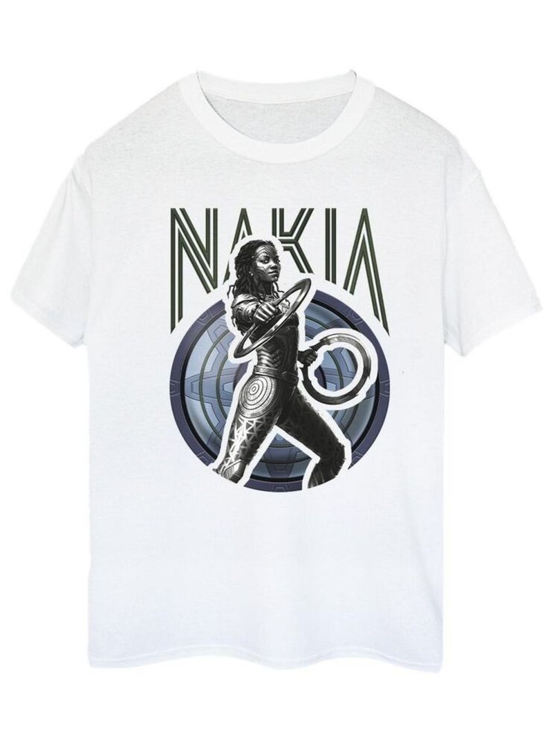Marvel - T-shirt WAKANDA FOREVER Blanc - Kiabi