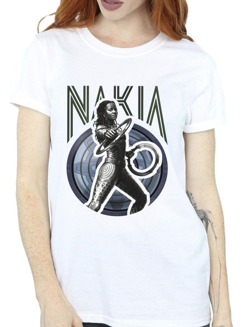 Marvel - T-shirt WAKANDA FOREVER Blanc - Kiabi