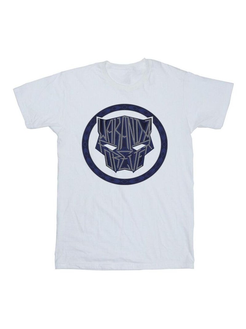 Marvel - T-shirt WAKANDA FOREVER Blanc - Kiabi