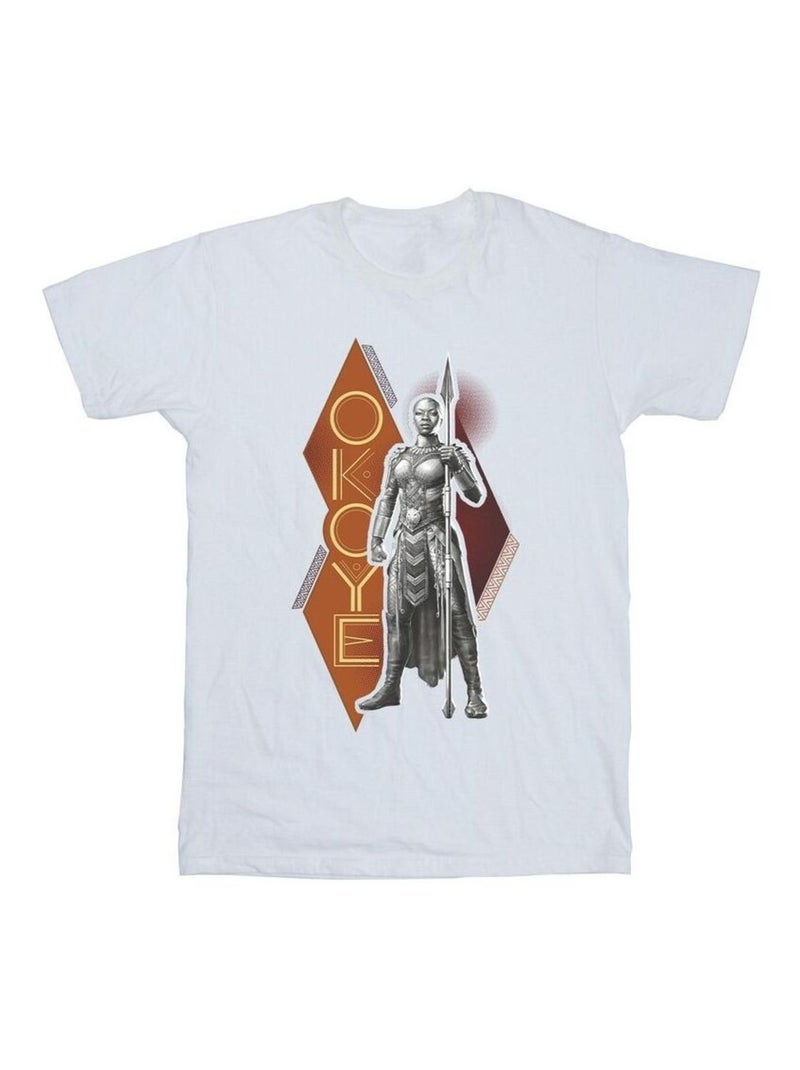 Marvel - T-shirt WAKANDA FOREVER Blanc - Kiabi