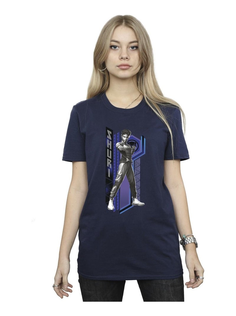 Marvel - T-shirt WAKANDA FOREVER Bleu marine - Kiabi
